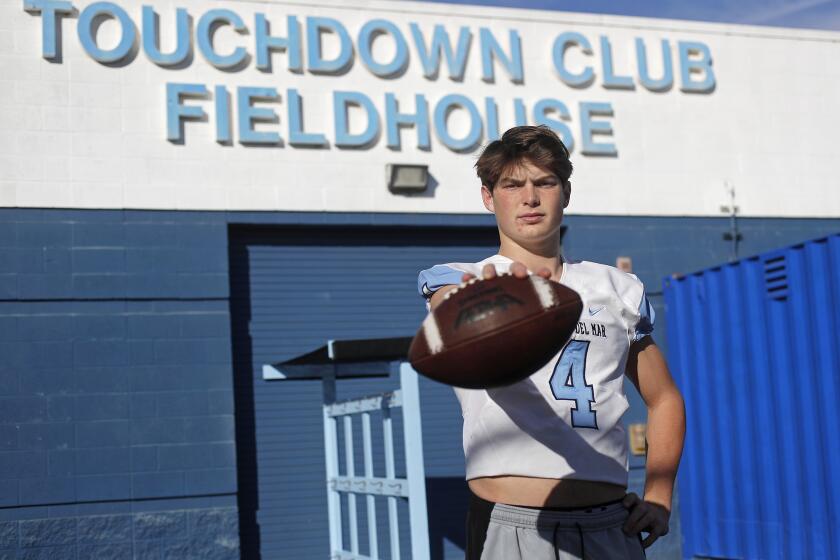Corona del Mar senior quarterback Ethan Garbers is the Daily Pilot Dream Team Football Player of the Year. Garbers led the Sea Kings to the CIF Southern Section Division 3 and CIF State Division 1-A titles.
