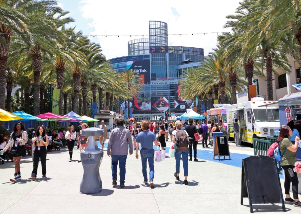 VidCon Anaheim opens Thursday and runs through Saturday at the Anaheim Convention Center.