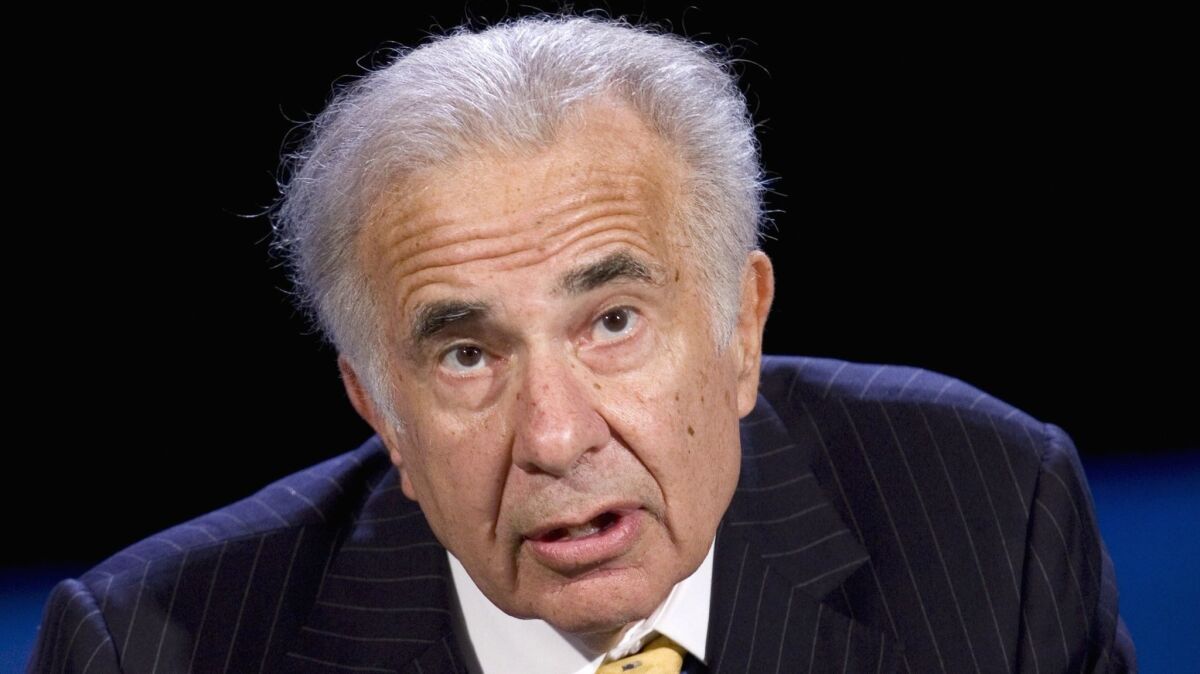 Billionaire Carl Icahn, pictured in 2007, dumped $31.3 million in steel-related stock days before the White House announced intentions to impose steep tariffs on steel imports.