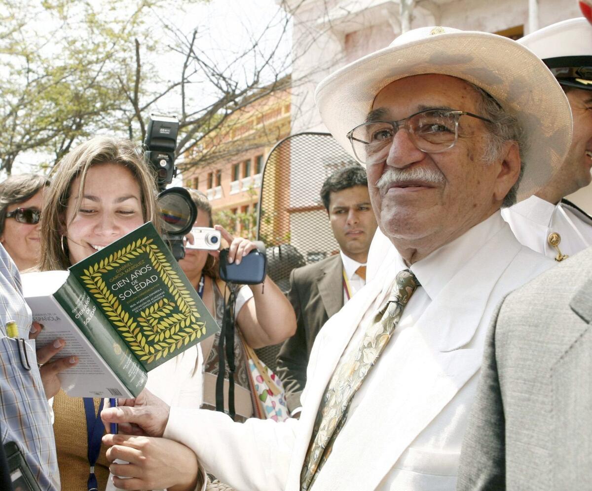 Nobel Laureate Gabriel Garcia Marquez, who died Thursday, had many fans.