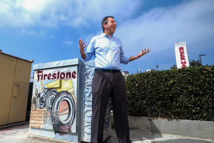 Los Angeles, CA - September 25: Hector De La Torr, a former South Gate councilmember and assemblymember who sits on the California Air Resources Board is photographed in South Gate on Monday, Sept. 25, 2023 in Los Angeles, CA. (Ringo Chiu / For The Times)