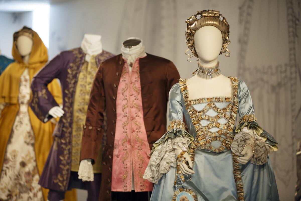 Costumes designed by Terry Dresbach for the Starz historical drama "Outlander."