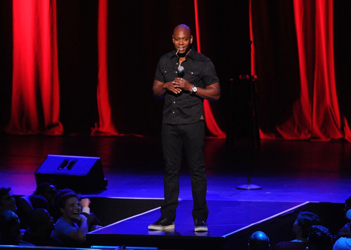Dave Chappelle performs at Radio City Music Hall in 2014. Chappelle is scheduled to host "Saturday Night Live" for the first time on Nov. 12.