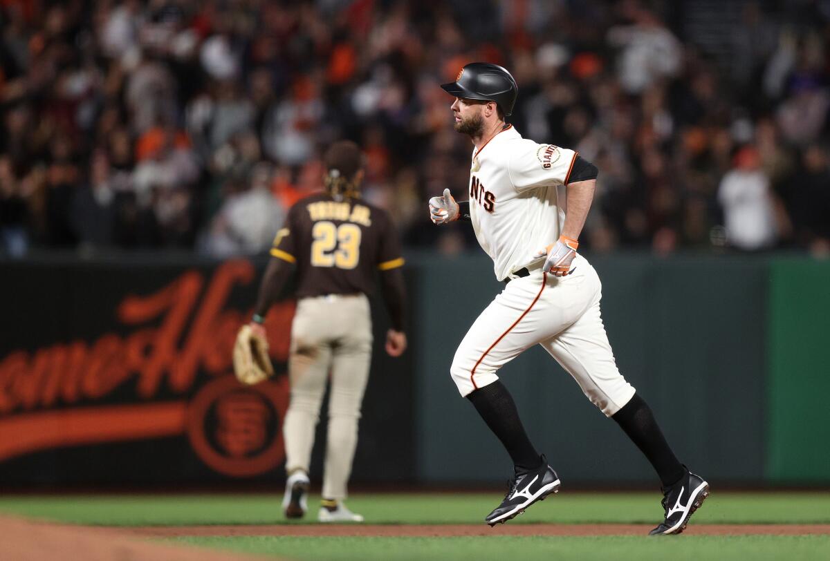 The Giants' Brandon Belt 