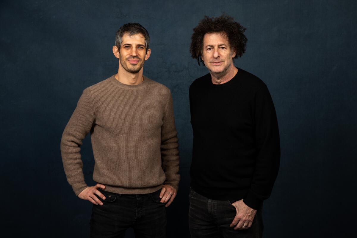 Gregory Kershaw, left, and Michael Dweck pose for a photo