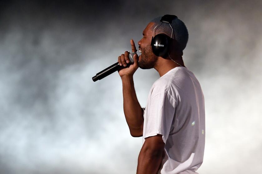 Frank Ocean performs at the 2017 Panorama Music Festival on Randall's Island in New York on July 28, 2017. / AFP PHOTO / ANGELA WEISS (Photo credit should read ANGELA WEISS/AFP via Getty Images)