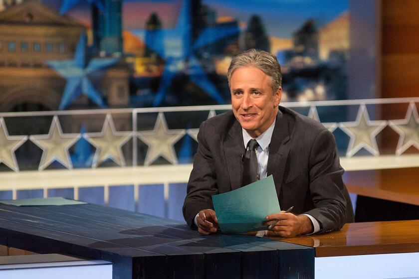 “I’m going to have dinner on a school night with my family,” Jon Stewart said of his plans for life after “The Daily Show.”