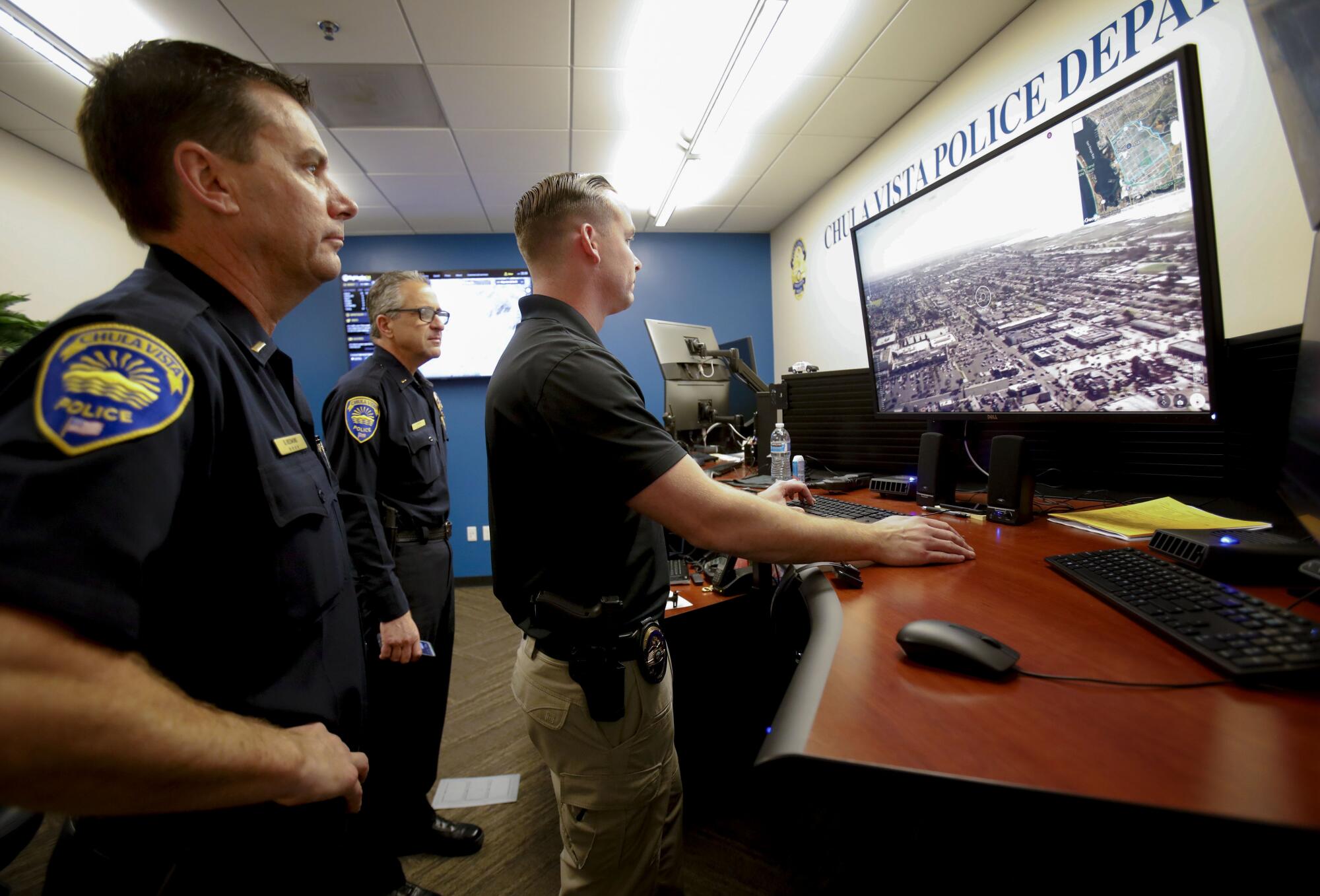 Chula Vista Police Department's DFR Operations Center (Drone First Responder)