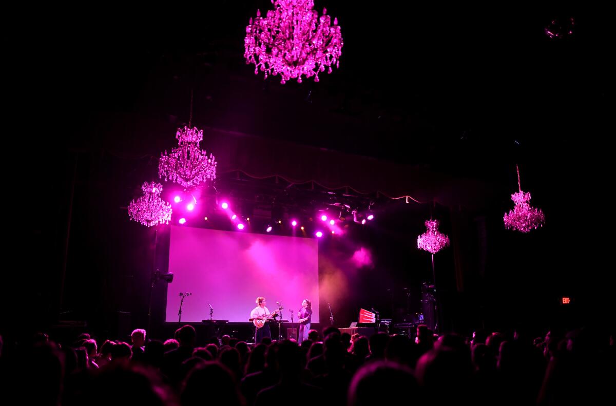 Fans enjoy a concert at the Fillmore in San Francisco.