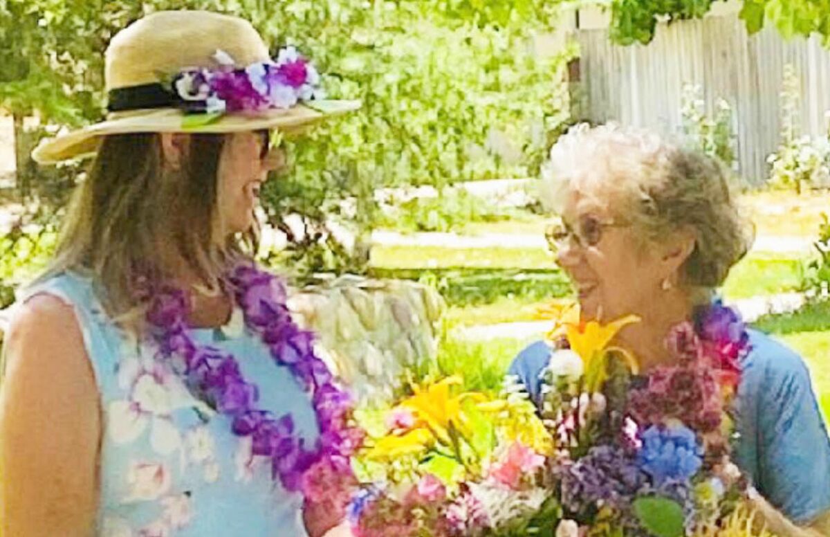 This year’s Ramona Garden Club Co-Presidents are Linda Mulick, left, and Jane Vidal.