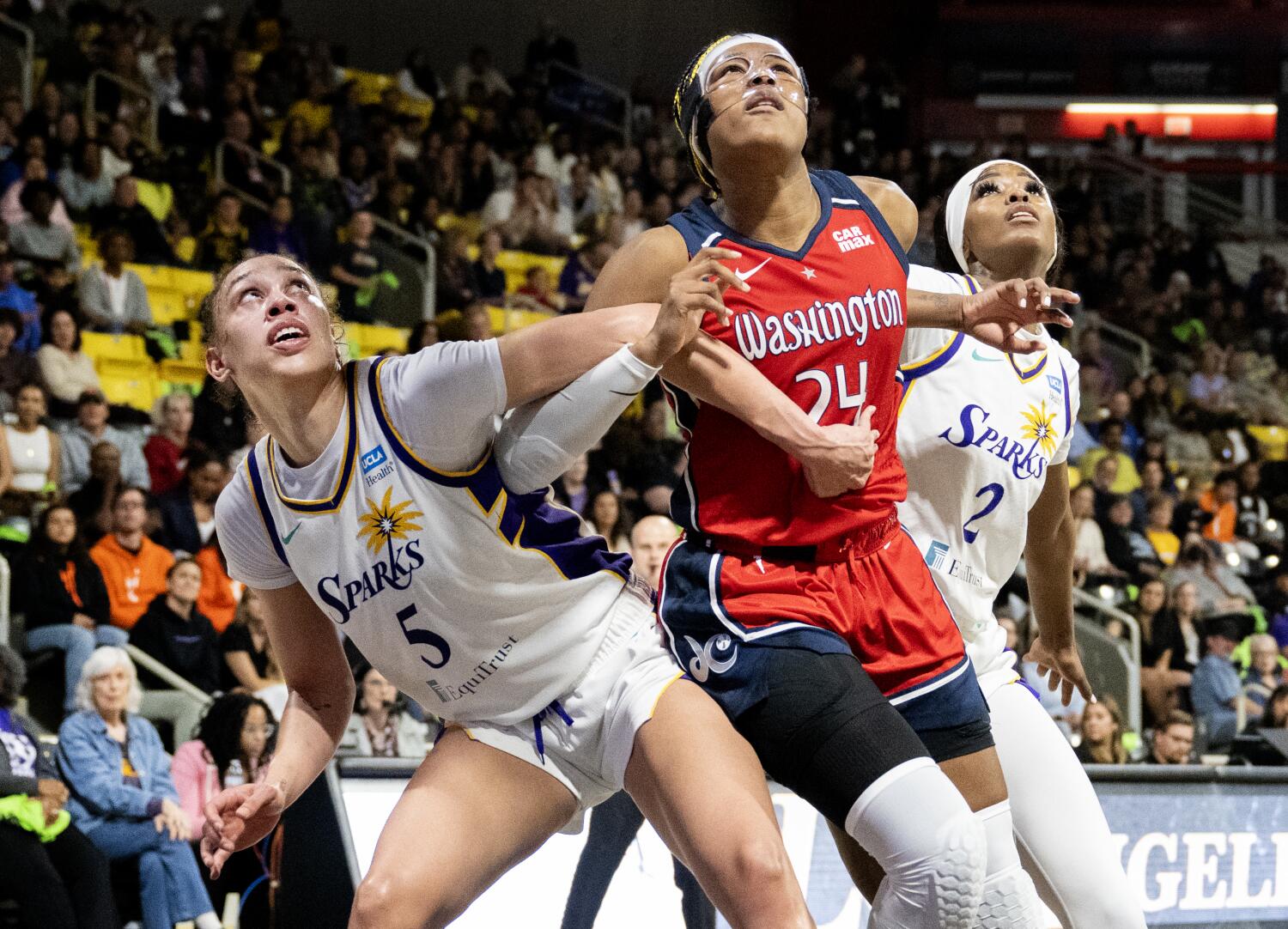 Sparks' Dearica Hamby utilizes strong mentality to thrive in L.A. and inspire teammates