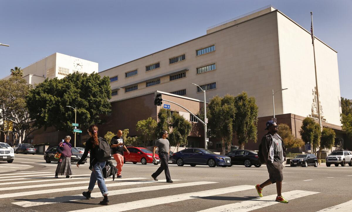  The Stanley Mosk Courthouse in downtown Los Angeles