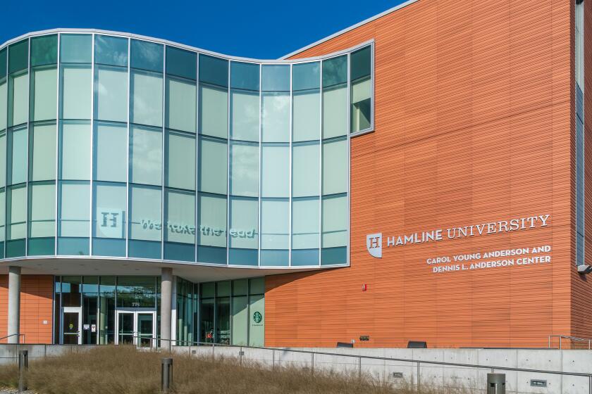 Carol Young Anderson and Dennis L. Anderson Center on the campus of Hamline University in St. Paul. 