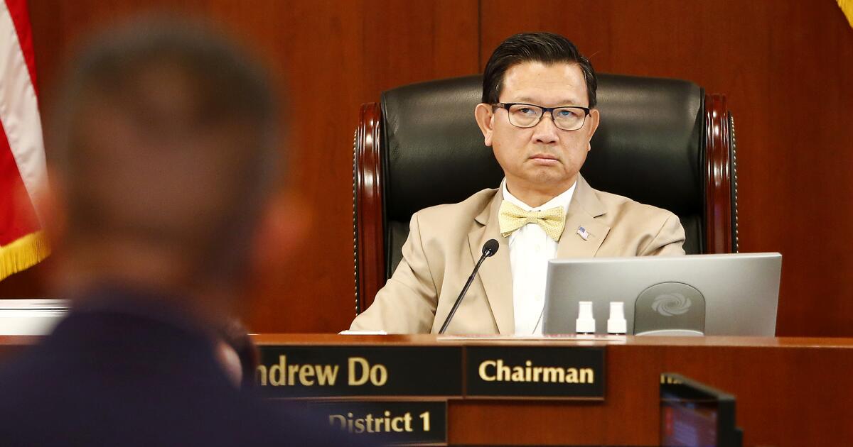 Scandal shadows Andrew Do’s final year on the O.C Board of Supervisors Scandal shadows Andrew Do’s final year on the O.C Board of Supervisors