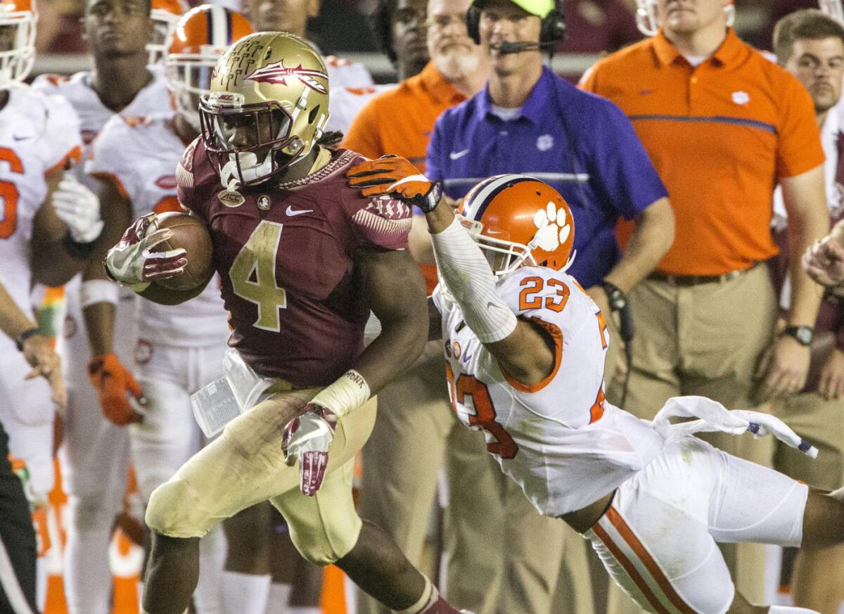 Dalvin Cook of Florida State could be the target of one or more AFC and NFC South Division teams during the draft.