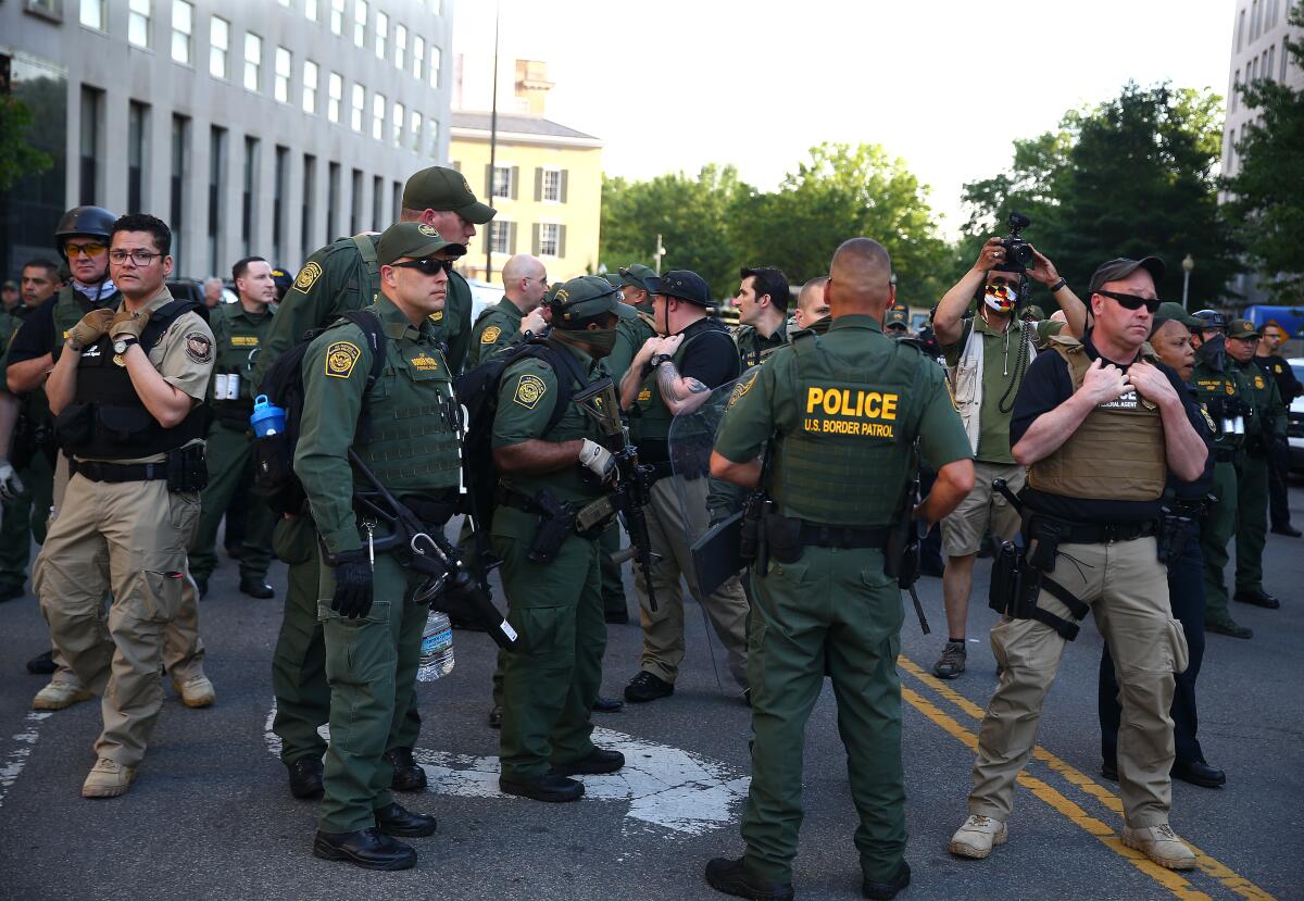 Border Patrol en la calle como entidad policiaca