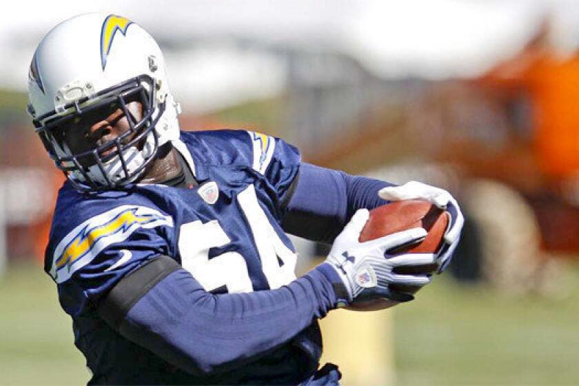 Chargers outside linebacker Melvin Ingram suffered a torn anterior cruciate ligament during organized team activities, San Diego announced Tuesday.
