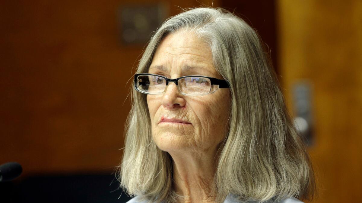 Leslie Van Houten would pose "an unreasonable danger to society if released from prison," Gov. Jerry Brown has said. (Nick Ut / Associated Press)
