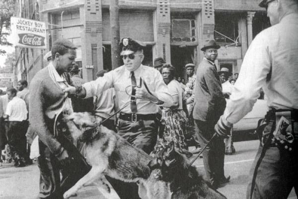 Birmingham, Ala., became a focal point of the civil rights movement in the spring of 1963, when the city used fire hoses and police dogs against nonviolent activists. Photos such as this one are credited by some with helping to galvanize support for reform.
