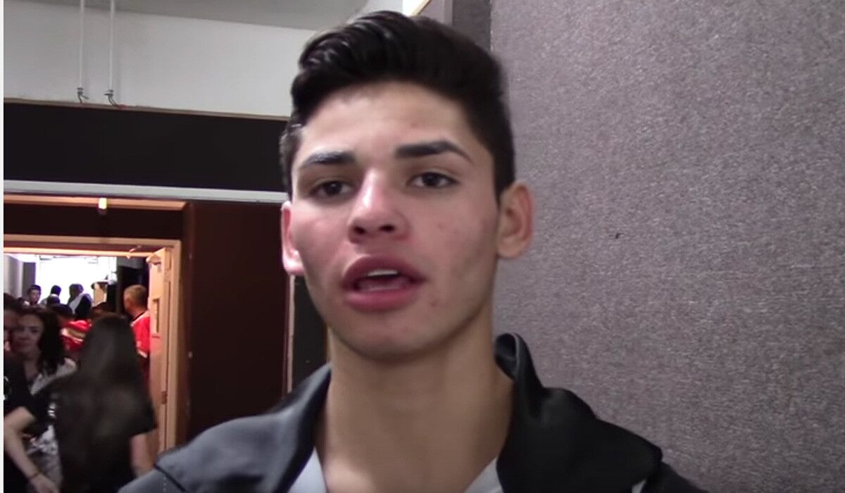 Ryan Garcia signed with Golden Boy Promotions when he was 18.