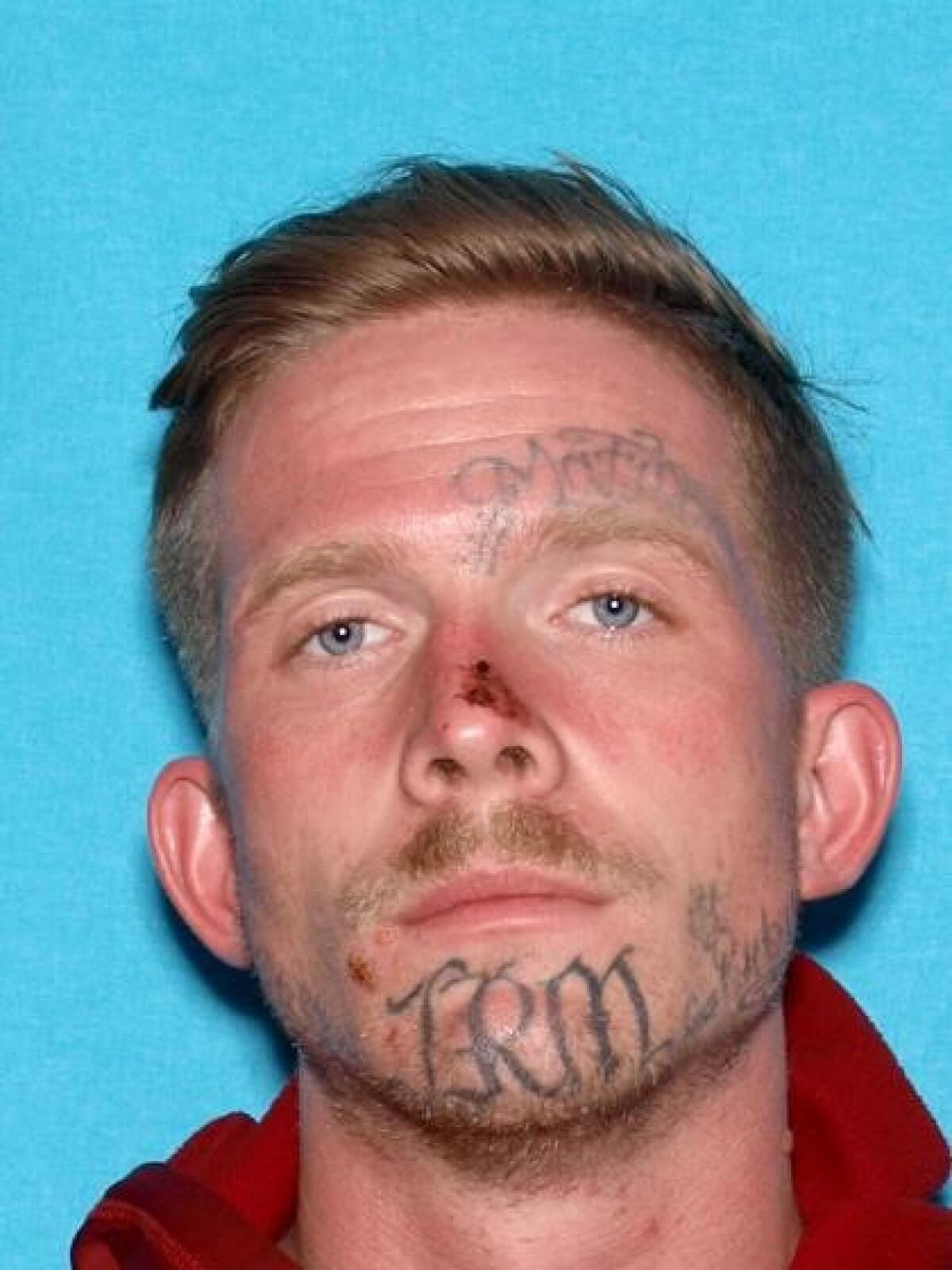 Max Diamond, 29, of Norwalk is currently at large, according to the Costa Mesa Police Department. 