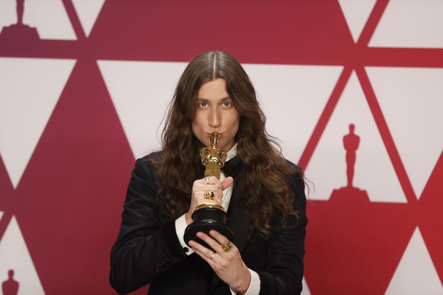 Ludwig Goransson, winner for the score in "Black Panther."