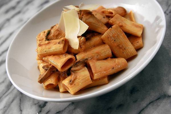 Mushroom rigatoni