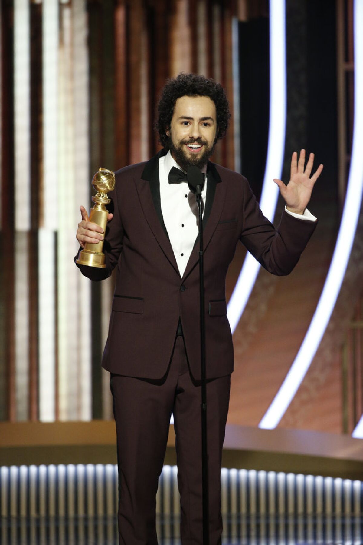 Ramy Youssef, winner of the Golden Globe for best actor in a comedy or musical series for "Ramy."