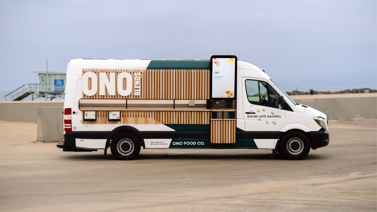 Ono Food Co.’s automated smoothie truck