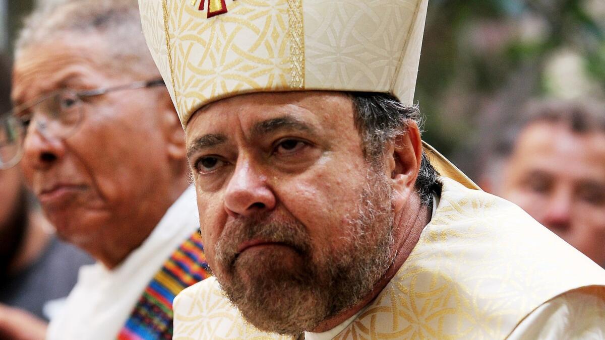Bishop Alexander Salazar in 2015.