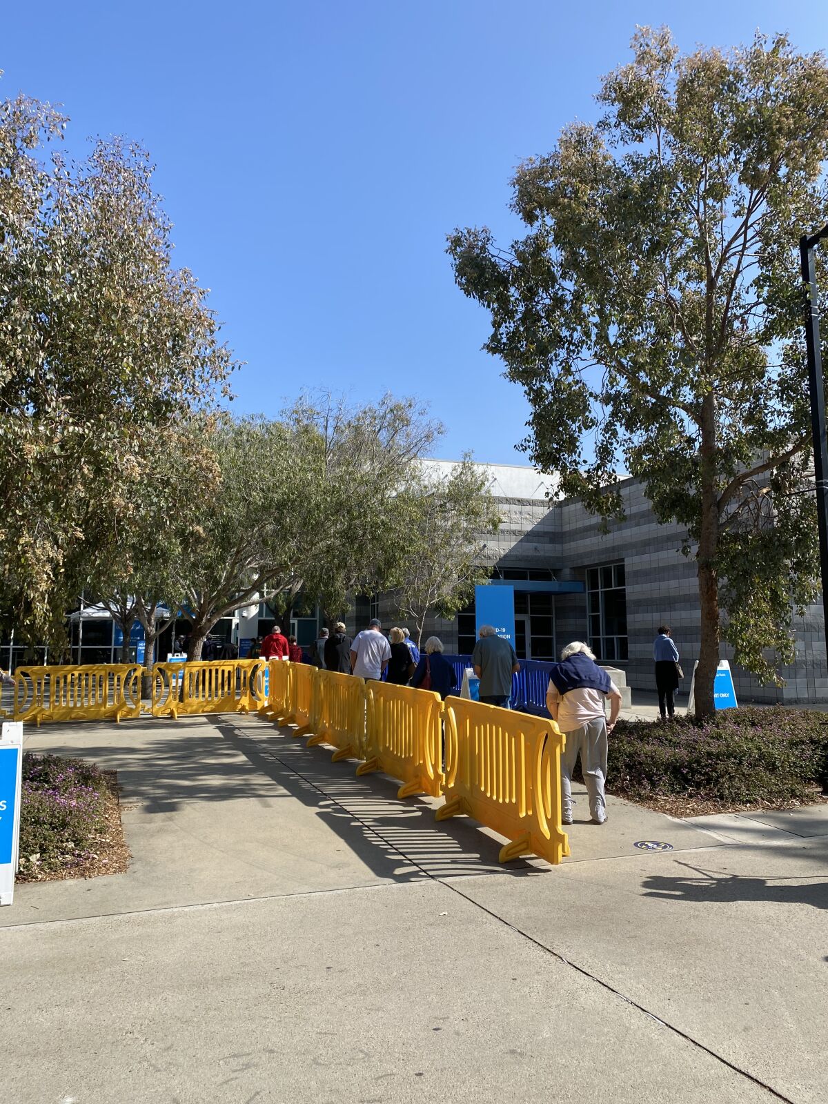 UC San Diego's on-campus vaccination superstation opened Feb. 8. 