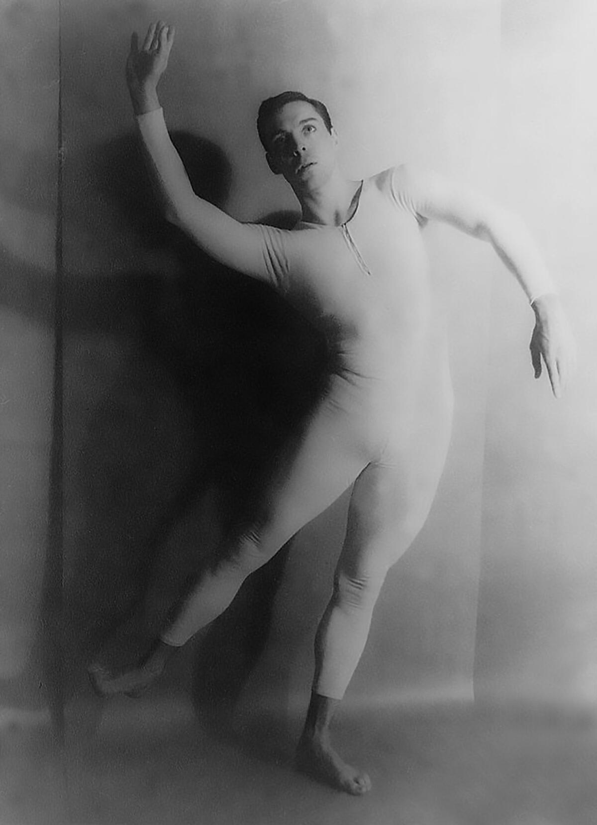 Paul Taylor in 1960 with the New York City Ballet.