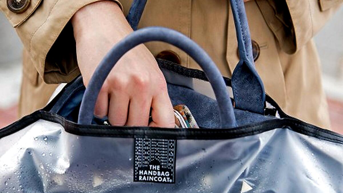 Louis Vuitton Epi Pont Neuf and the Handbag Raincoat - how to protect your  handbag in the rain 