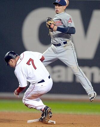 Cleveland Indians and Boston Red Sox ALCS Game two