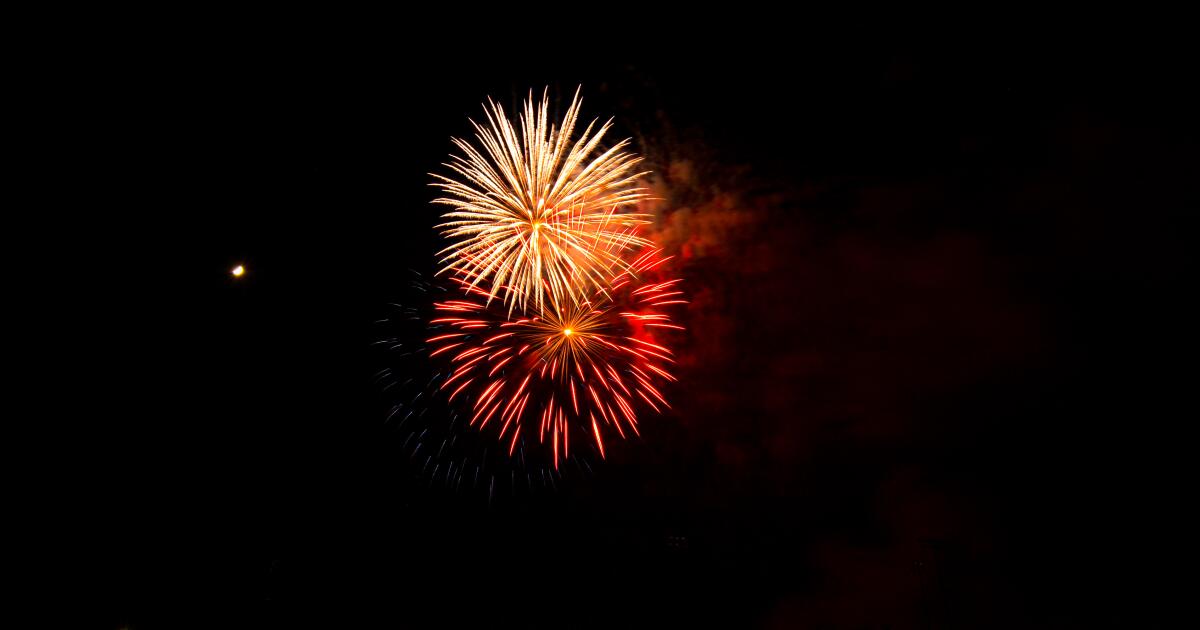 Photos Fourth of July fireworks light up the sky over Poway High