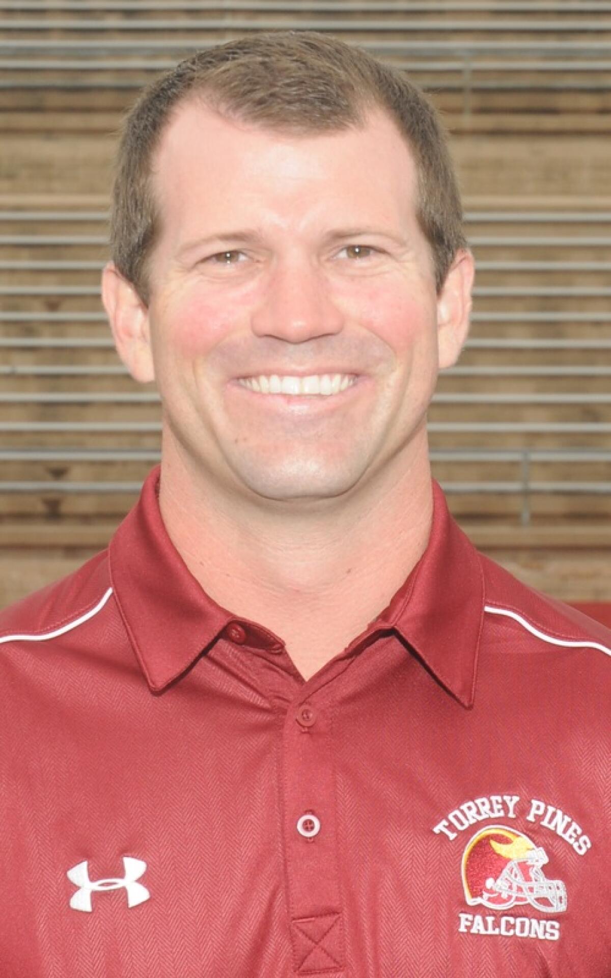 New Torrey Pines head football coach Robby Collins.