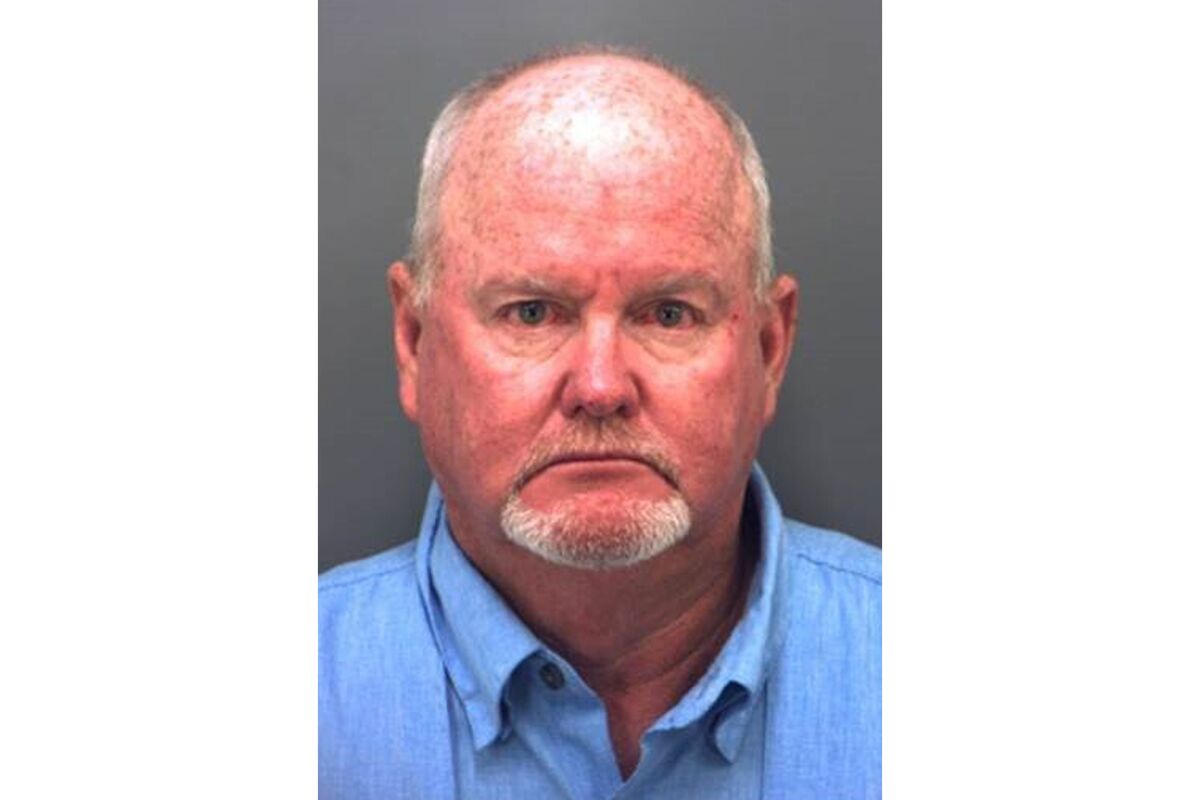 This booking photo provided by the El Paso, Texas, County Sheriff's Office shows Michael Sheppard, one of two Texas brothers who authorities say opened fire on a group of migrants getting water near the U.S.-Mexico border on Tuesday, Sept. 27, 2022. Sheppard was a warden at a detention facility with a history of abuse allegations. (El Paso County Sheriff's Office via AP)