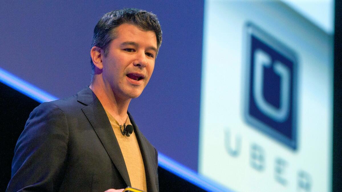 Travis Kalanick, seen here in 2014, was ousted as Uber's CEO in the wake of Fowler's blog post.