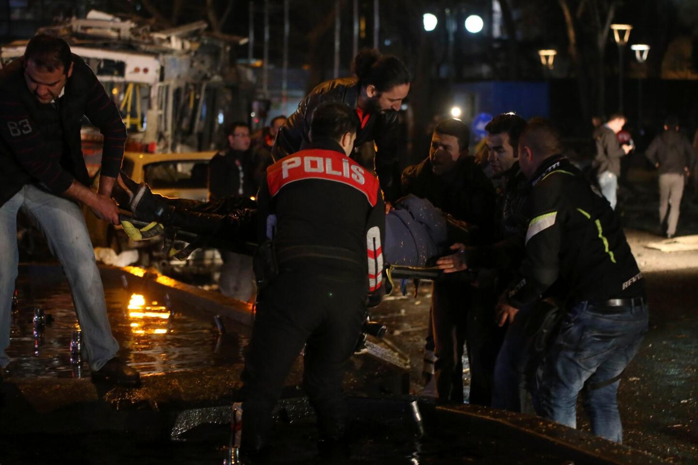 Bombing in Ankara, Turkey