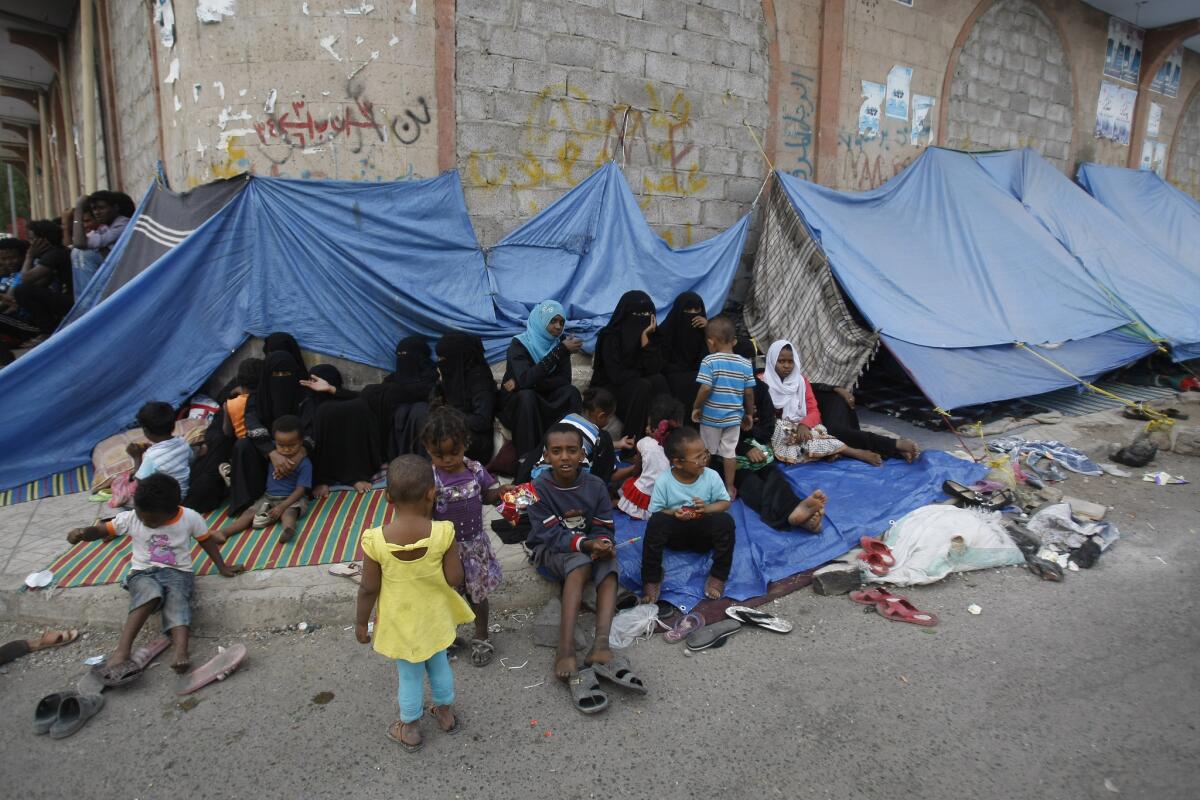 Eritrean asylum-seekers in Yemen.