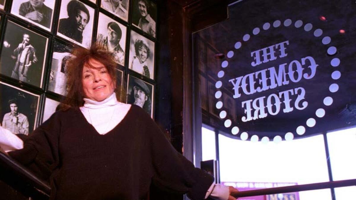 Mitzi Shore, owner of the Comedy Store, in 1993.