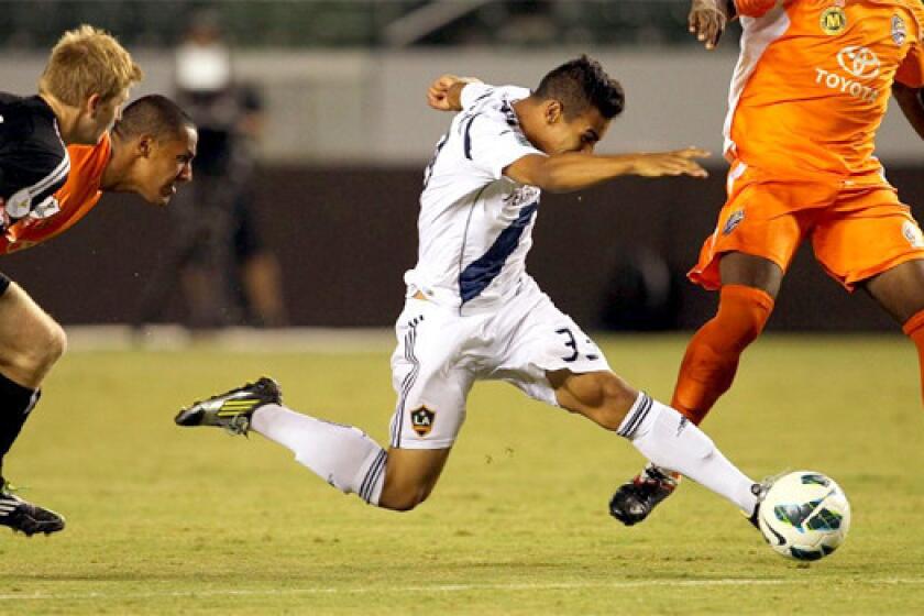 The Galaxy has moved its April 6 game against the Montreal Impact to Oct. 16 to avoid playing a game between its two legs of the CONCACAF Champions League semifinal.