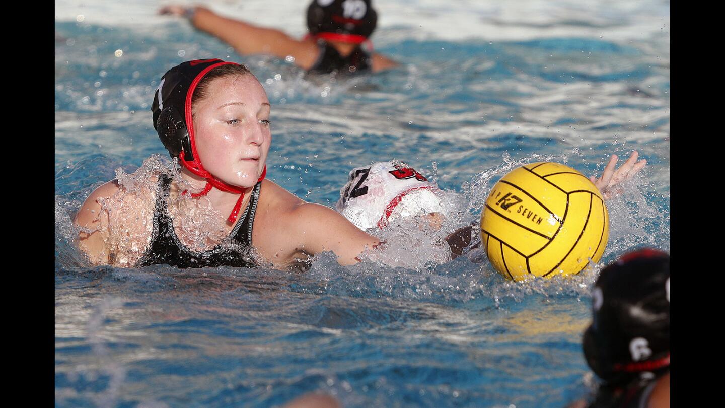 Photo Gallery: Burroughs vs. Glendale Pacific League girls' water polo