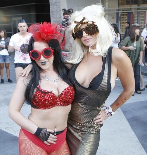 Lady Gaga fans at Staples Center