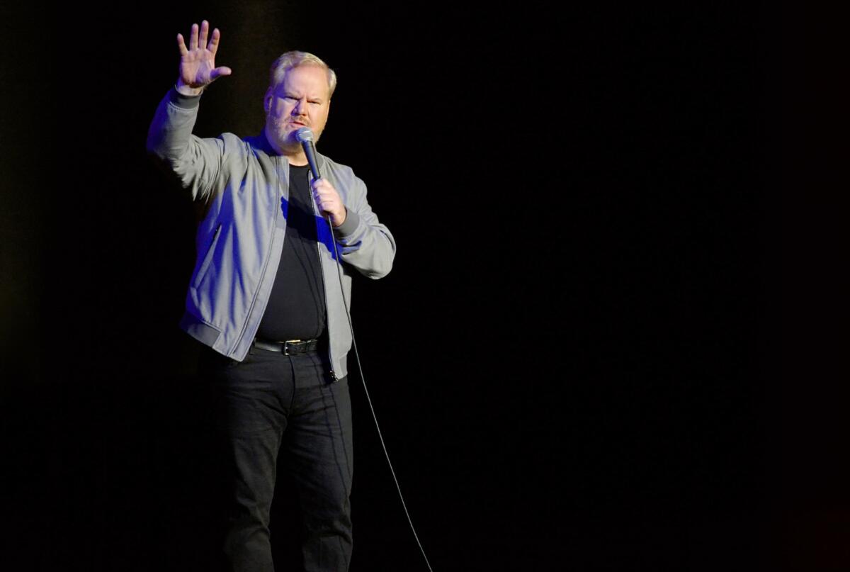 Jim Gaffigan in a scene from his comedy special "Jim Gaffigan: The Pale Tourist."