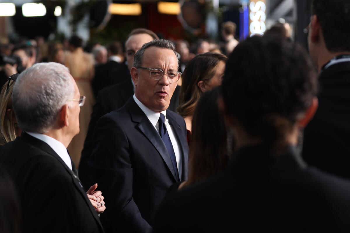 Tom Hanks arriving at the 26th Screen Actors Guild Awards.