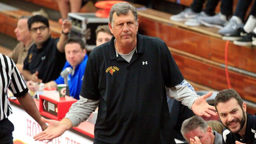 Coach John Olive will guide his Falcons team in the Torrey Pines Holiday Classic.