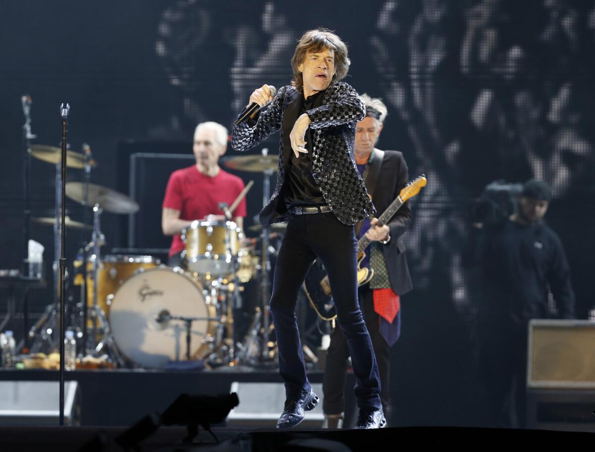 Mick Jagger and the Rolling Stones, shown performing in Tokyo in February, will make a tour stop June 4 in Tel Aviv, Israel.