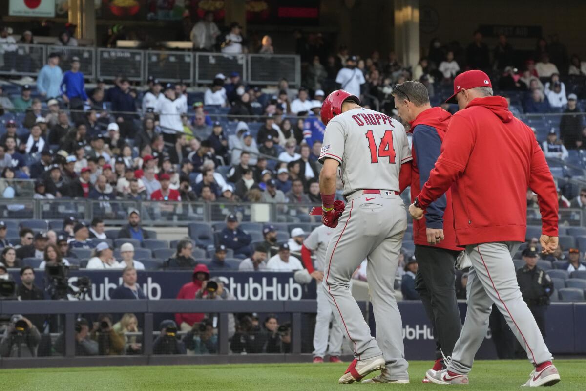 Logan O'Hoppe injury update: Angels catcher put on IL after