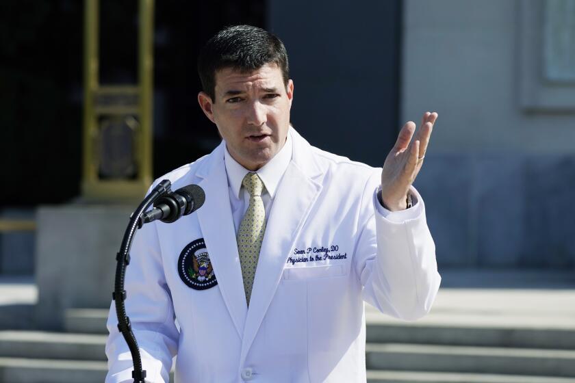 Dr. Sean Conley, President Trump's physician